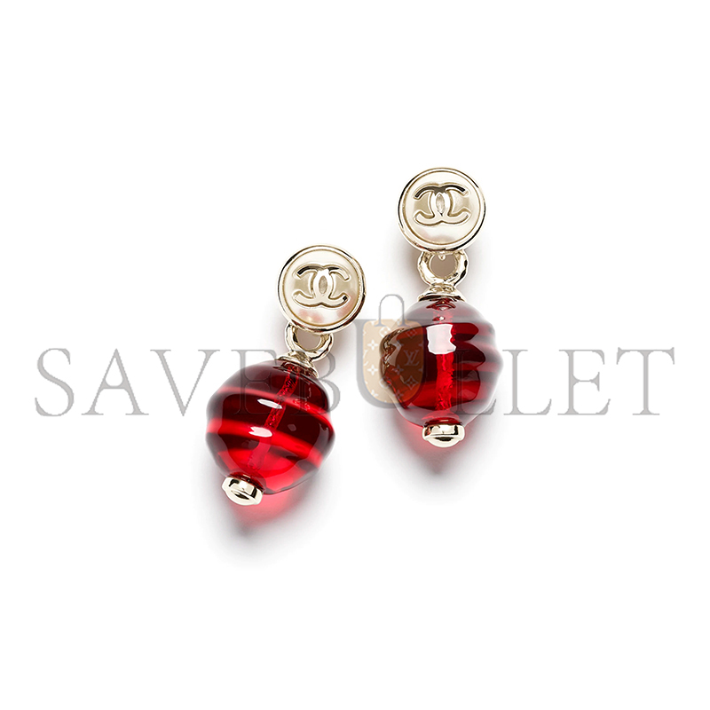 CHANEL CLIP-ON PENDANT EARRINGS ABG498